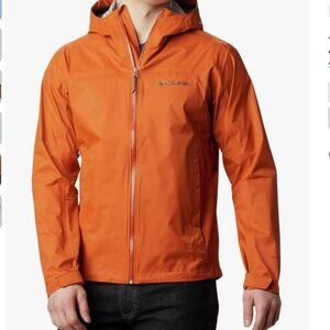 Columbia Men's EvaPOURation Jacket - Orange - Size M